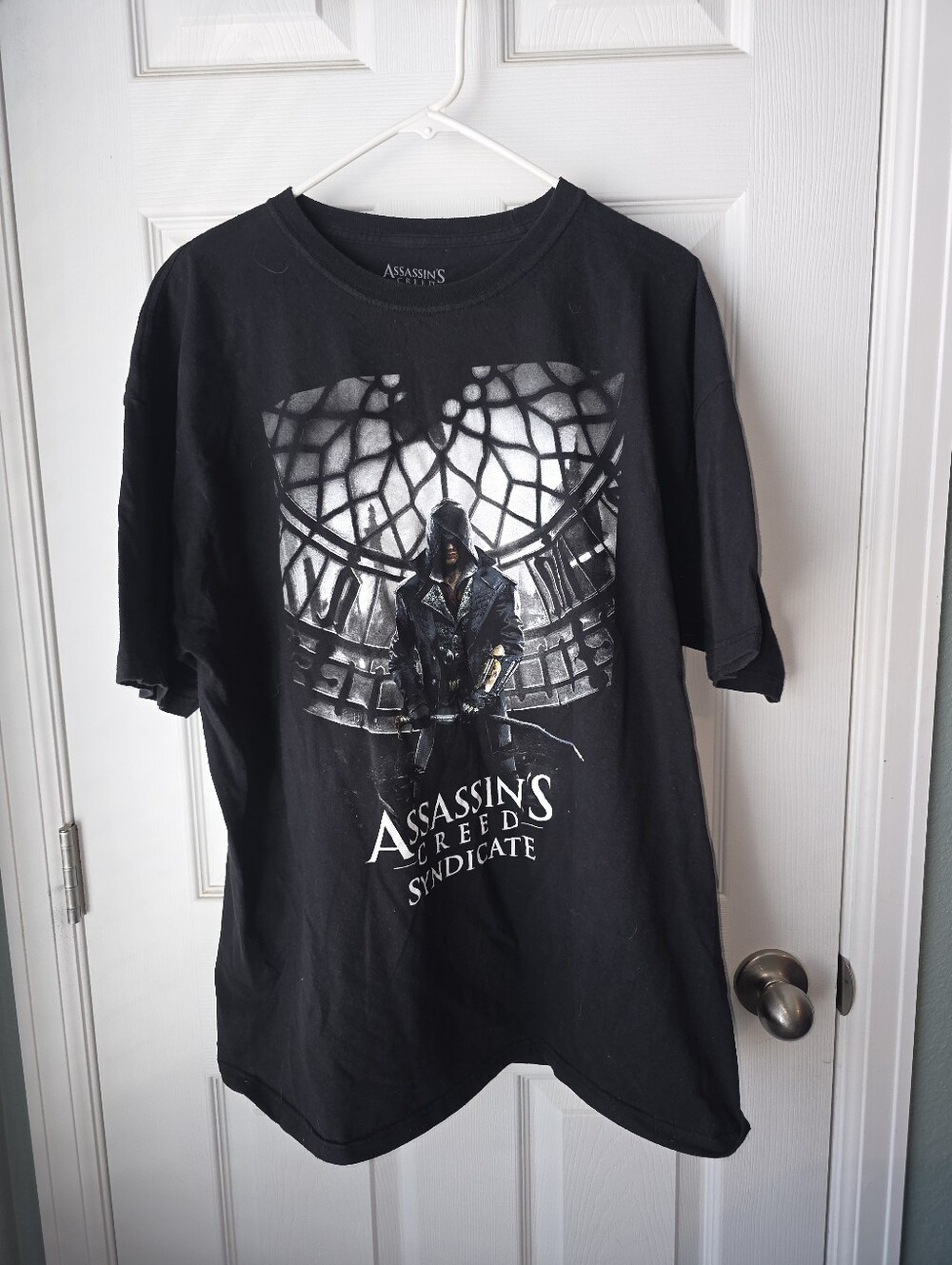 Assassins Creed Syndicate Short Sleeve Crew Neck Black Gamer Graphic SZ2XL